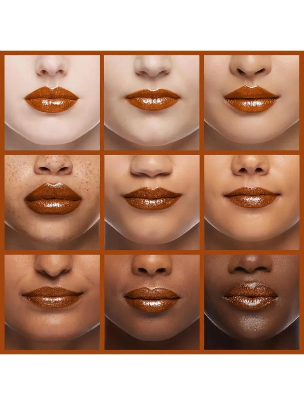 Frosted Copper Metallic Lipstick | Aloe Vera Moisturizing | Long-Lasting Warm